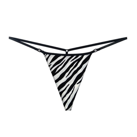 String Zebre Femme