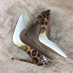 Escarpins Leopard Et Blanc