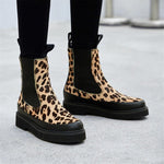 Bottines Leopard Tendance