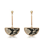 boucles d'oreilles pendantes serpent