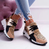 basket leopard femme