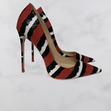 Escarpin Python Cuir