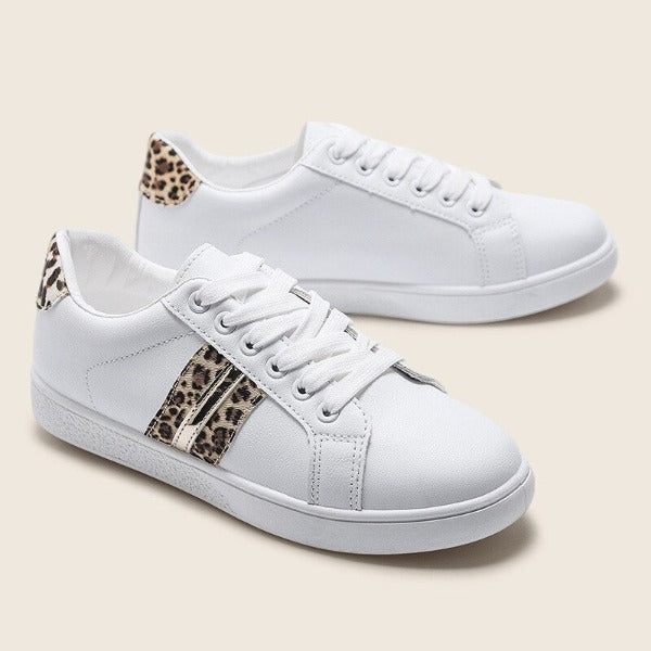 Basket Blanche Leopard Bestial BESTIAL