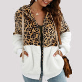 veste gilet leopard blanc