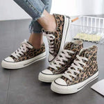 Sneakers femme leopard